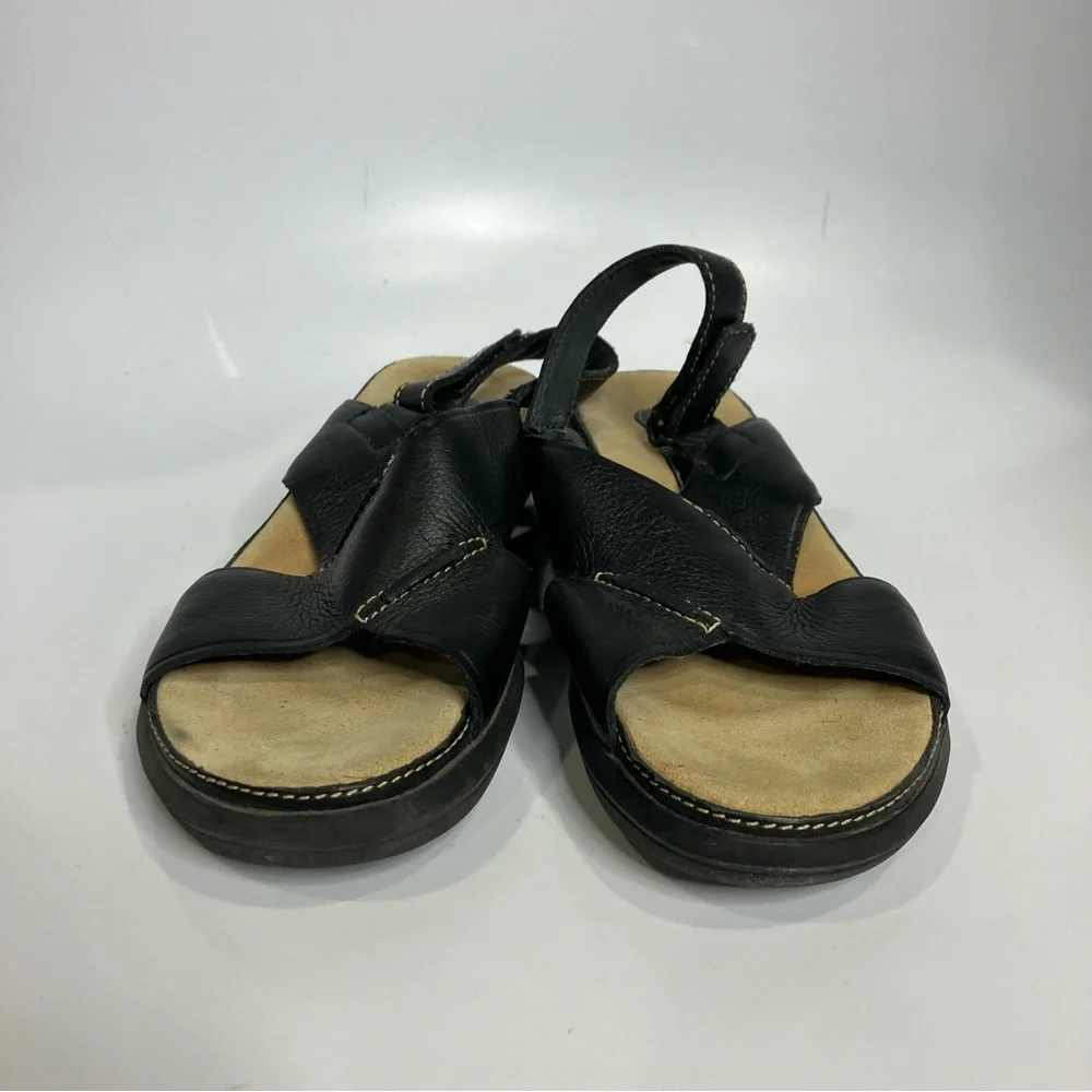 Rockport black leather