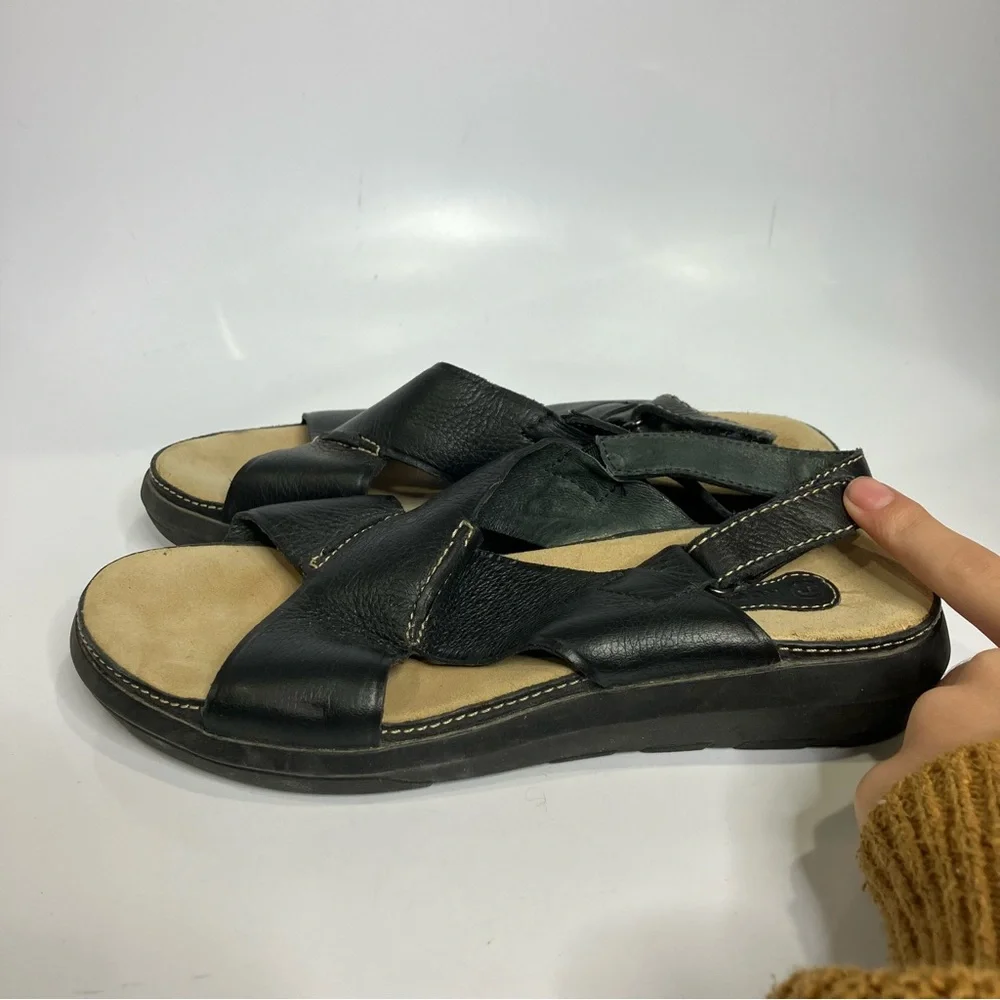 Rockport black leather