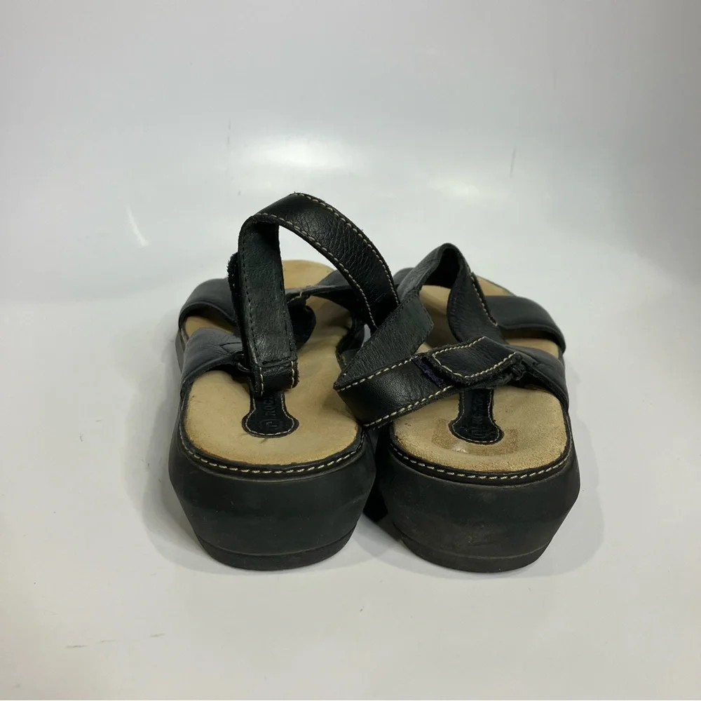 Rockport black leather