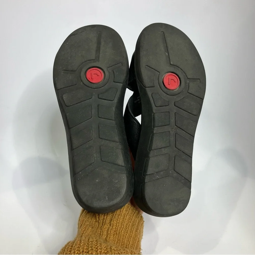 Rockport black leather