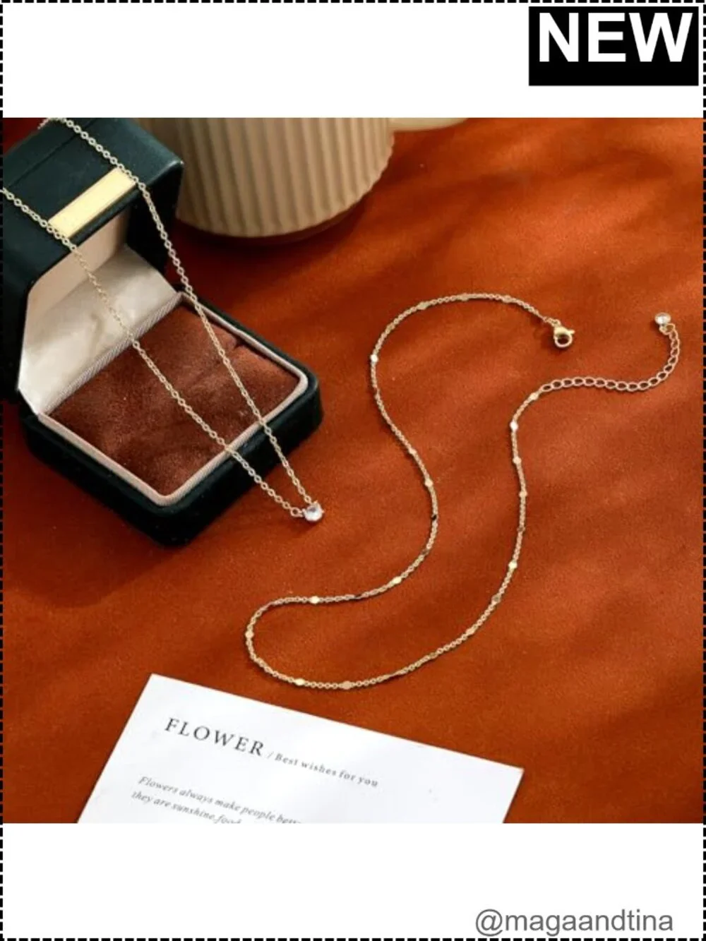 N/A layered necklace