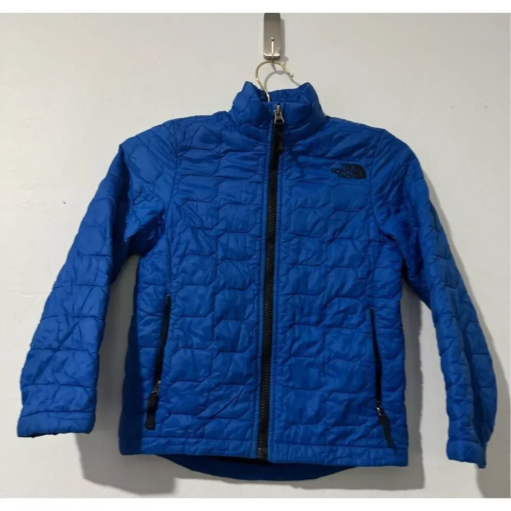 The North Face Thermoball blue puffer jacket 5