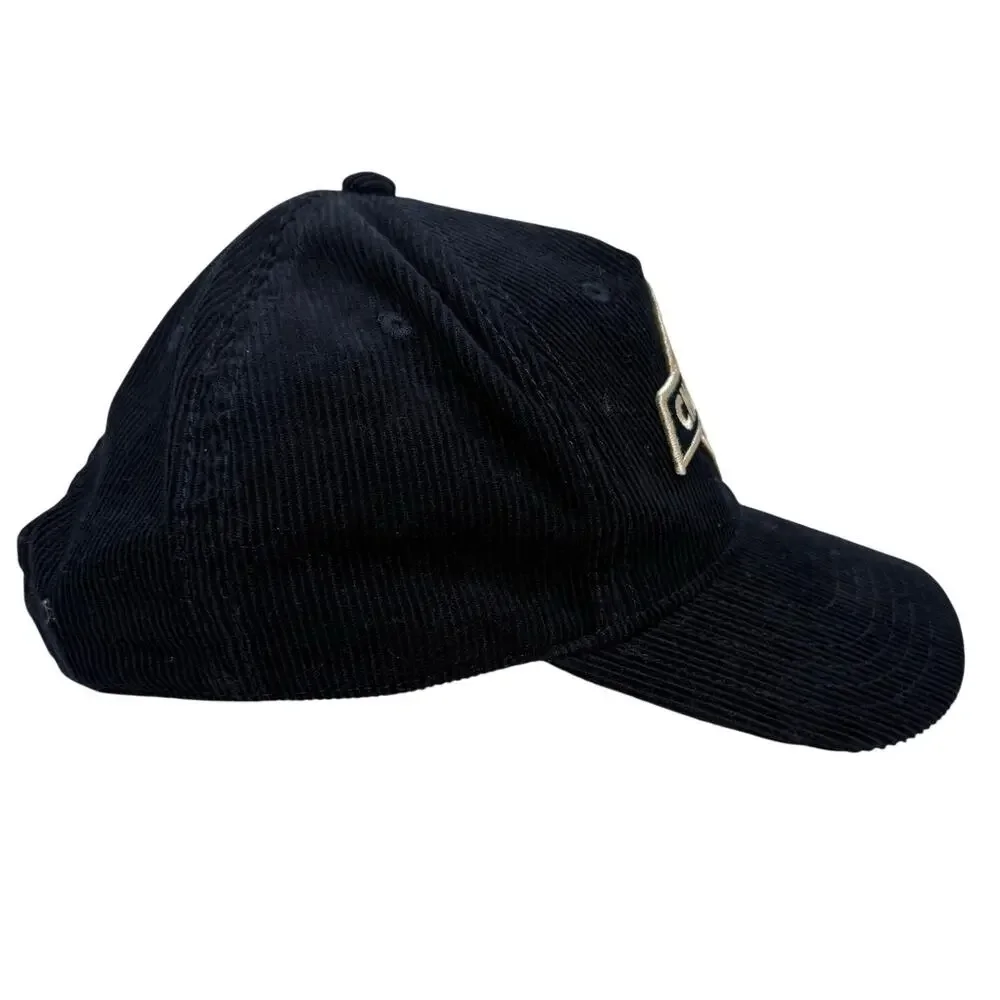 Blue Corduroy Snapback Chevrolet Baseball Hat Mad Engine GM Licensed