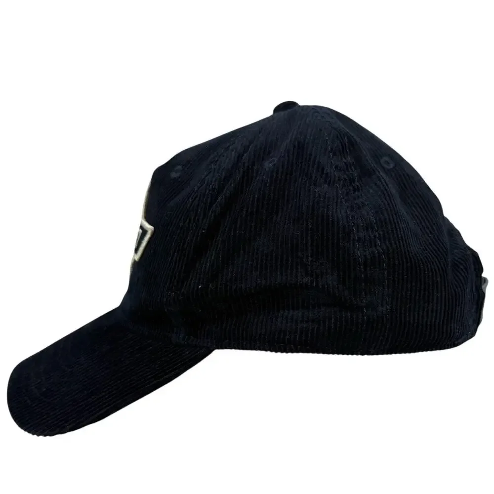 Blue Corduroy Snapback Chevrolet Baseball Hat Mad Engine GM Licensed