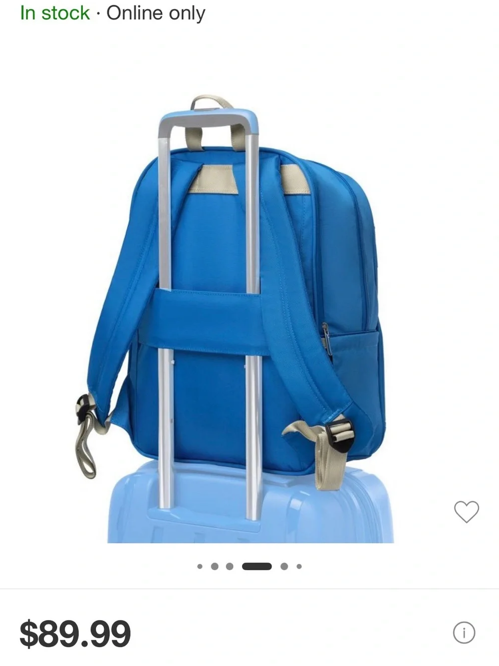 Atlantic blue backpack
