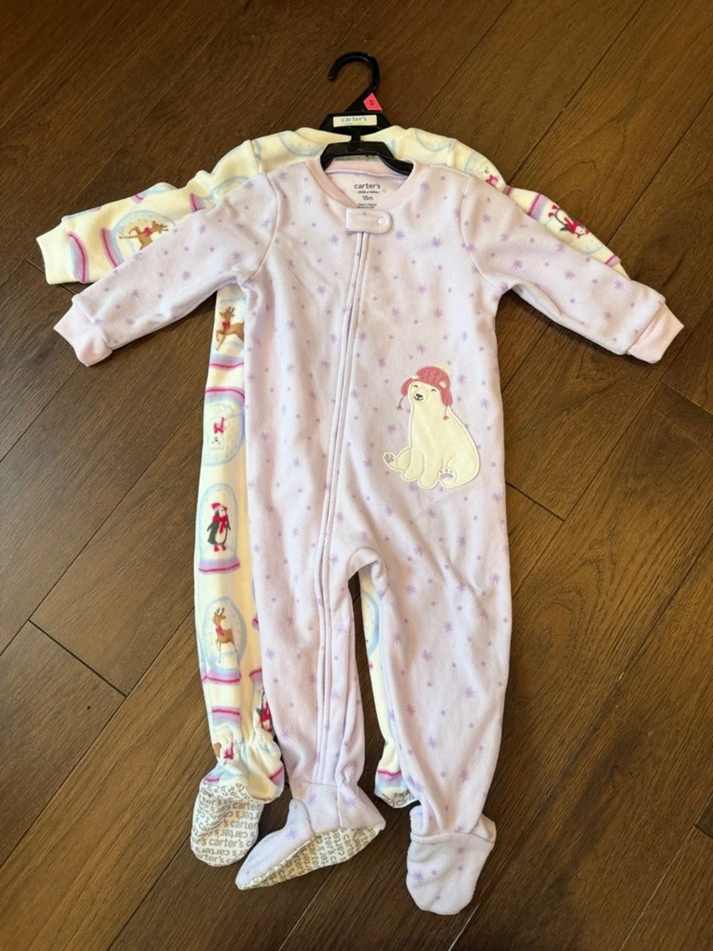 Carter's Winter Themed Footed One-Piece Footsies - 18 Months - C16-054