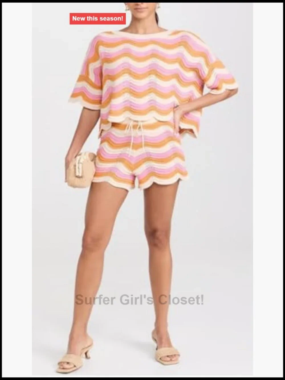 N/A striped crochet