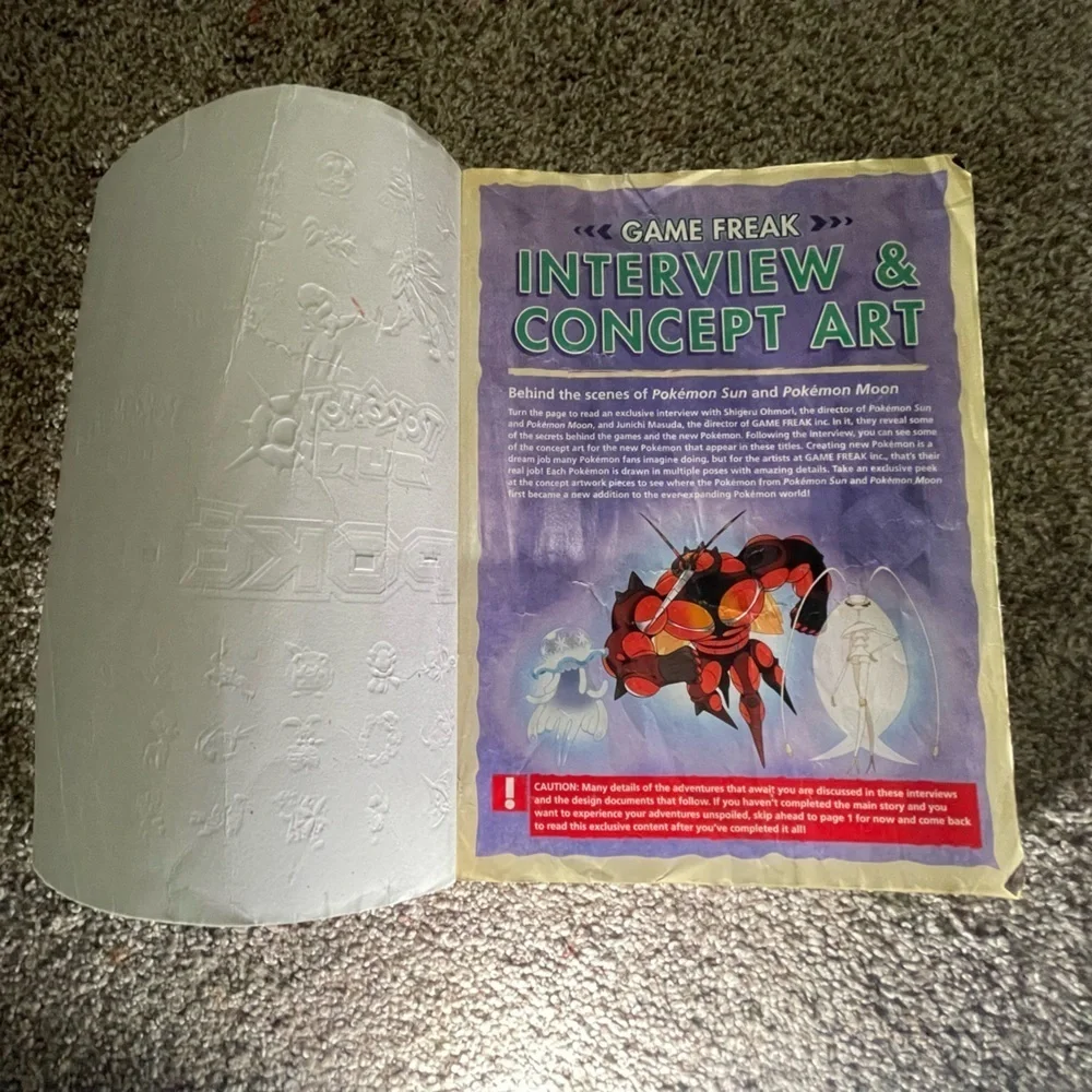 Pokémon Sun & Moon Pokedex Official Alola Region Adventure Guide Book