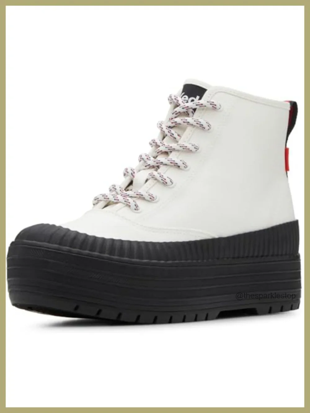 Keds Women's Platform Mid Lug Weatherized High Top Sneaker Canvas
