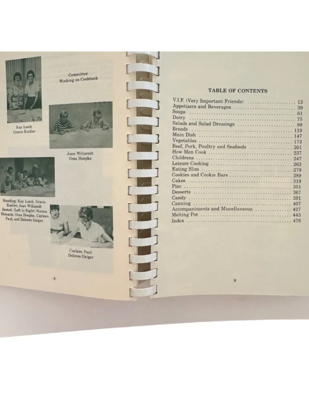 Cookbook 25 Years Women Of The Farm Bureau 1981 Vintage Recipes Spiral Canning