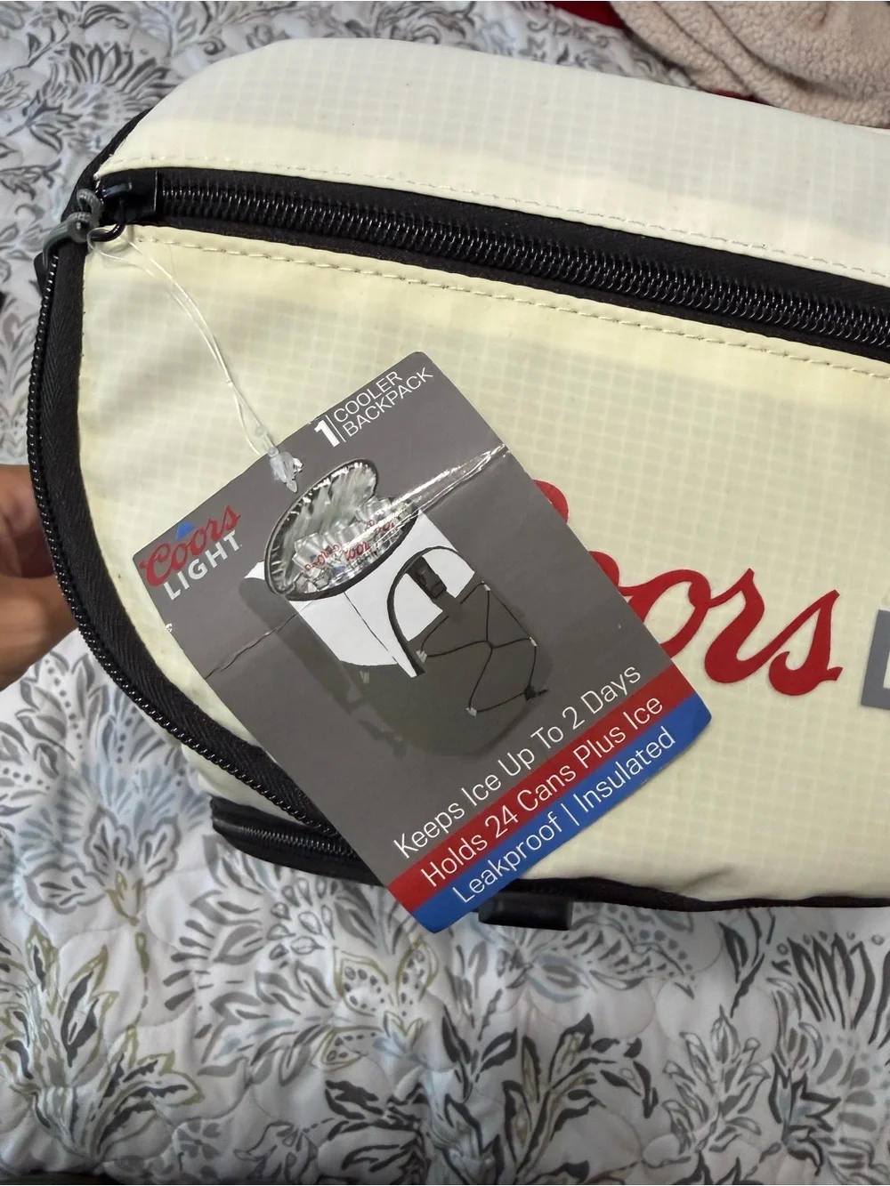 Coors Light insulated cooler