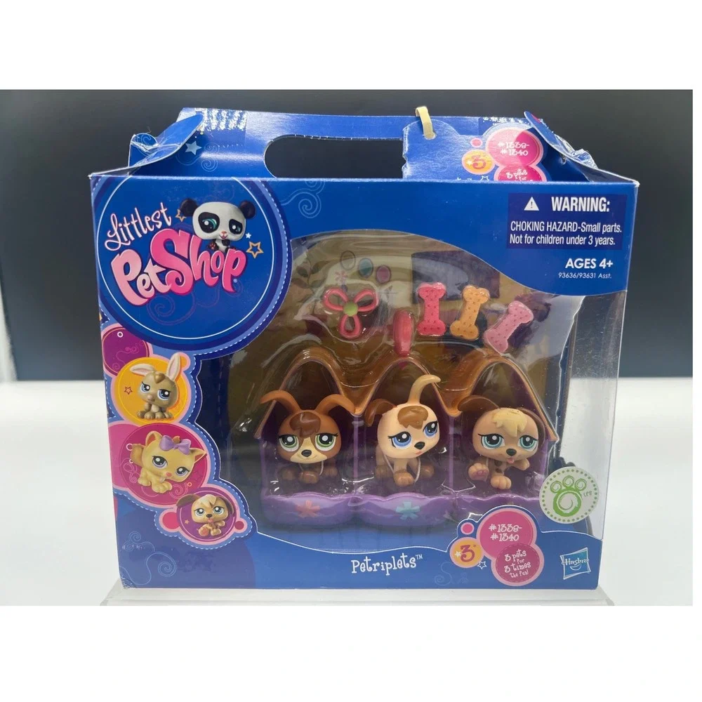 Littlest Pet Shop Hasbro 2009 Petriplets #1338-1340