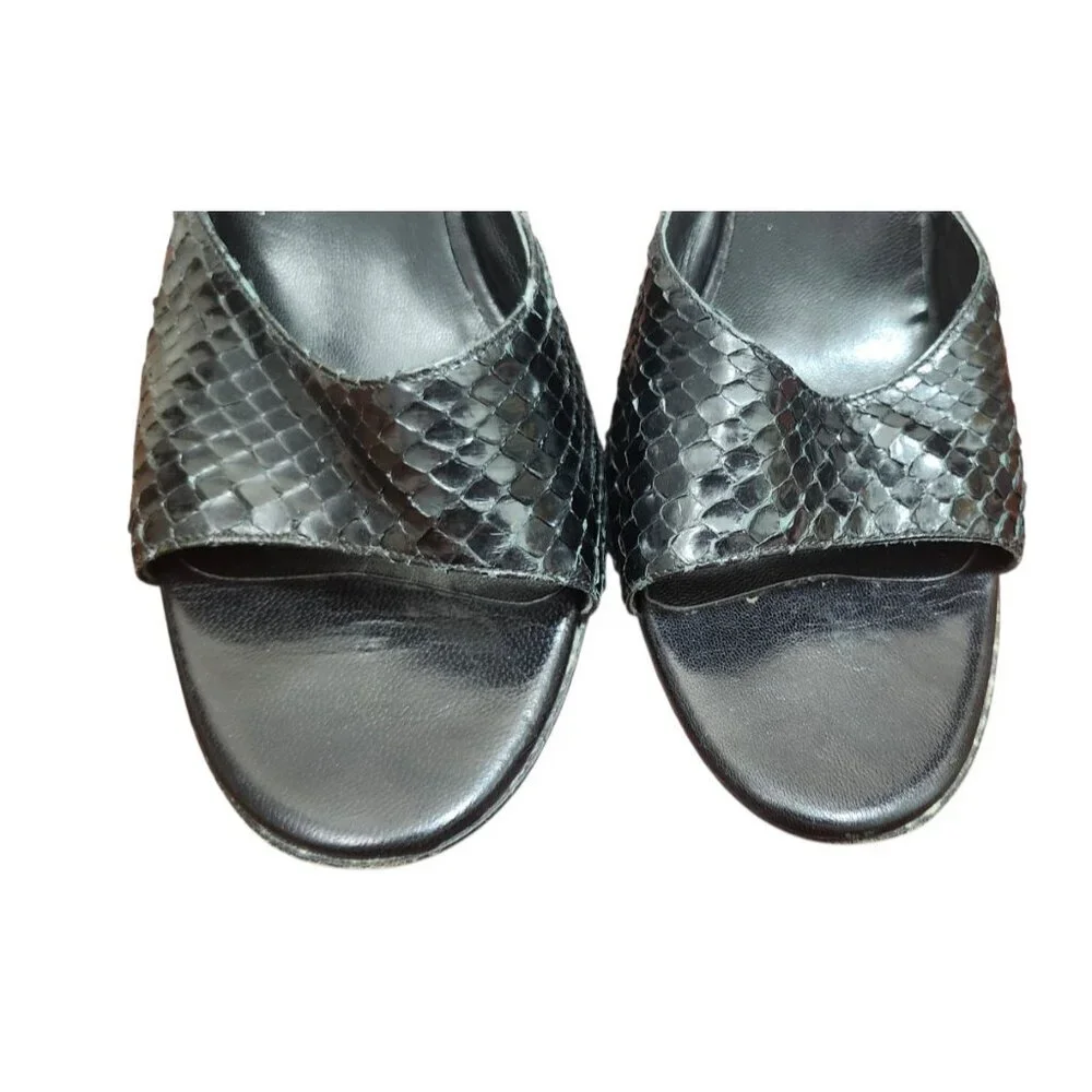Burberry black snakeskin