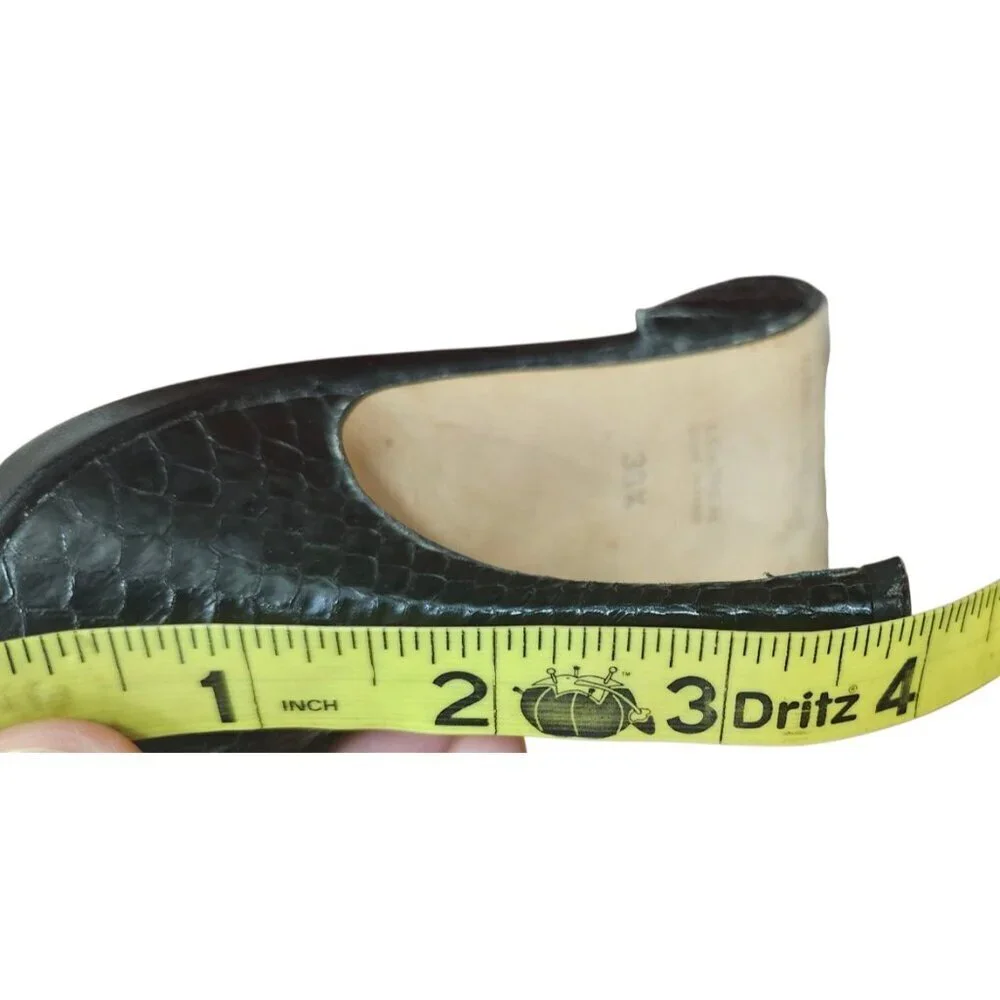 Burberry black snakeskin