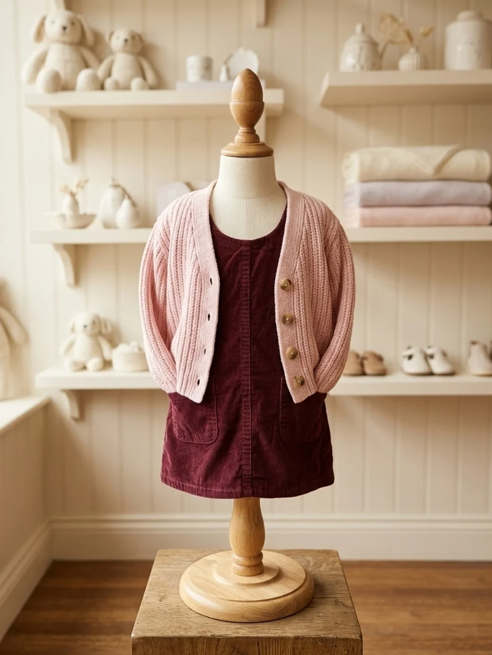 Old Navy Cardigan & Corduroy Jumper Set | 18–24 Months