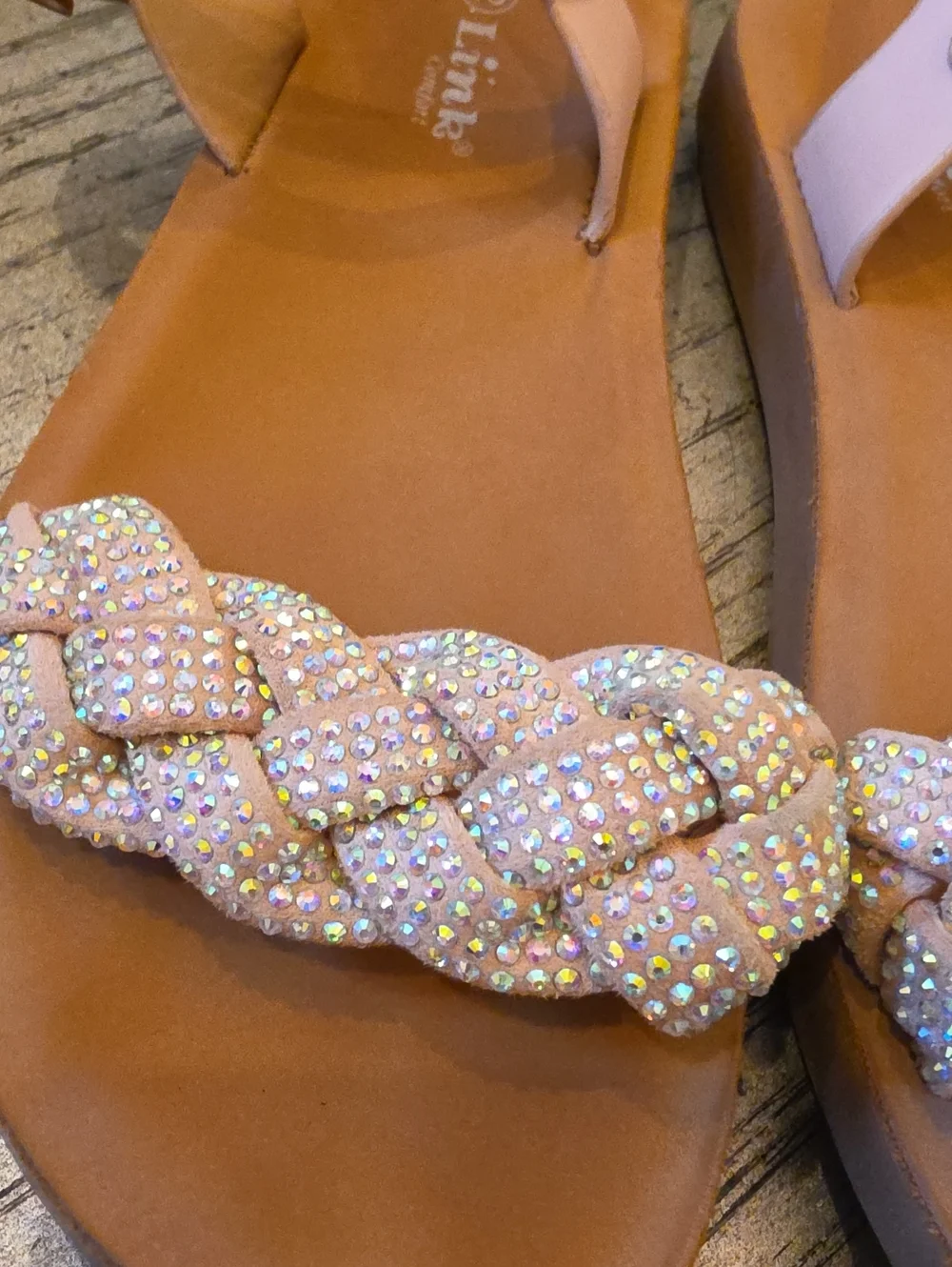 Link braided beaded
