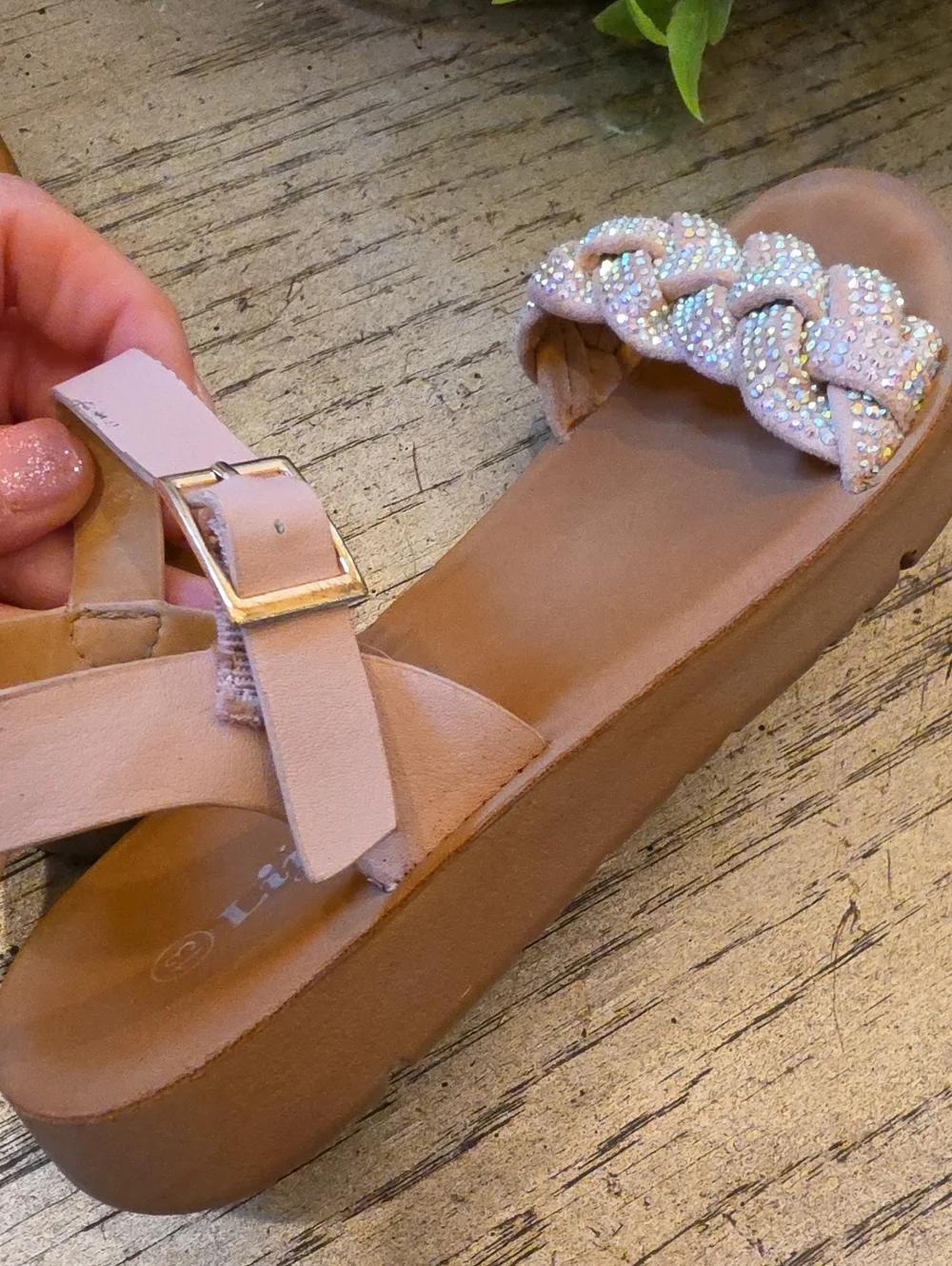 Link braided beaded