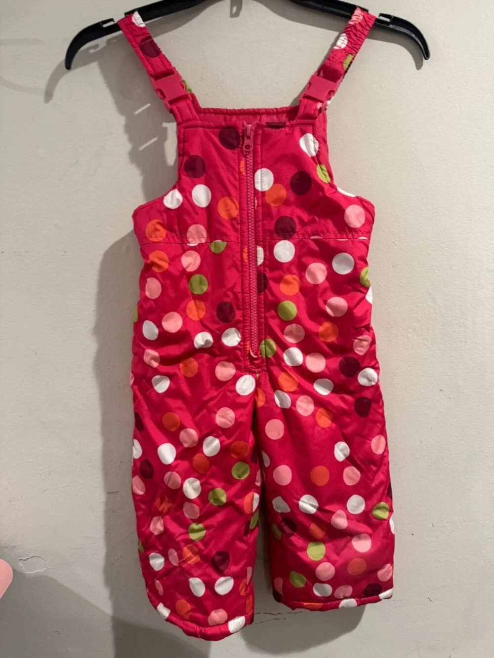 OshKosh 1 piece Zip Girls Snow Bib size 2T