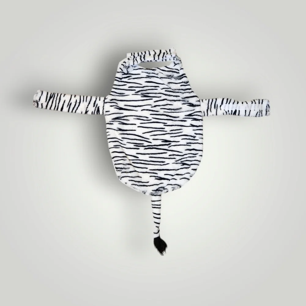 Zebra dog halloween costume clothes size L