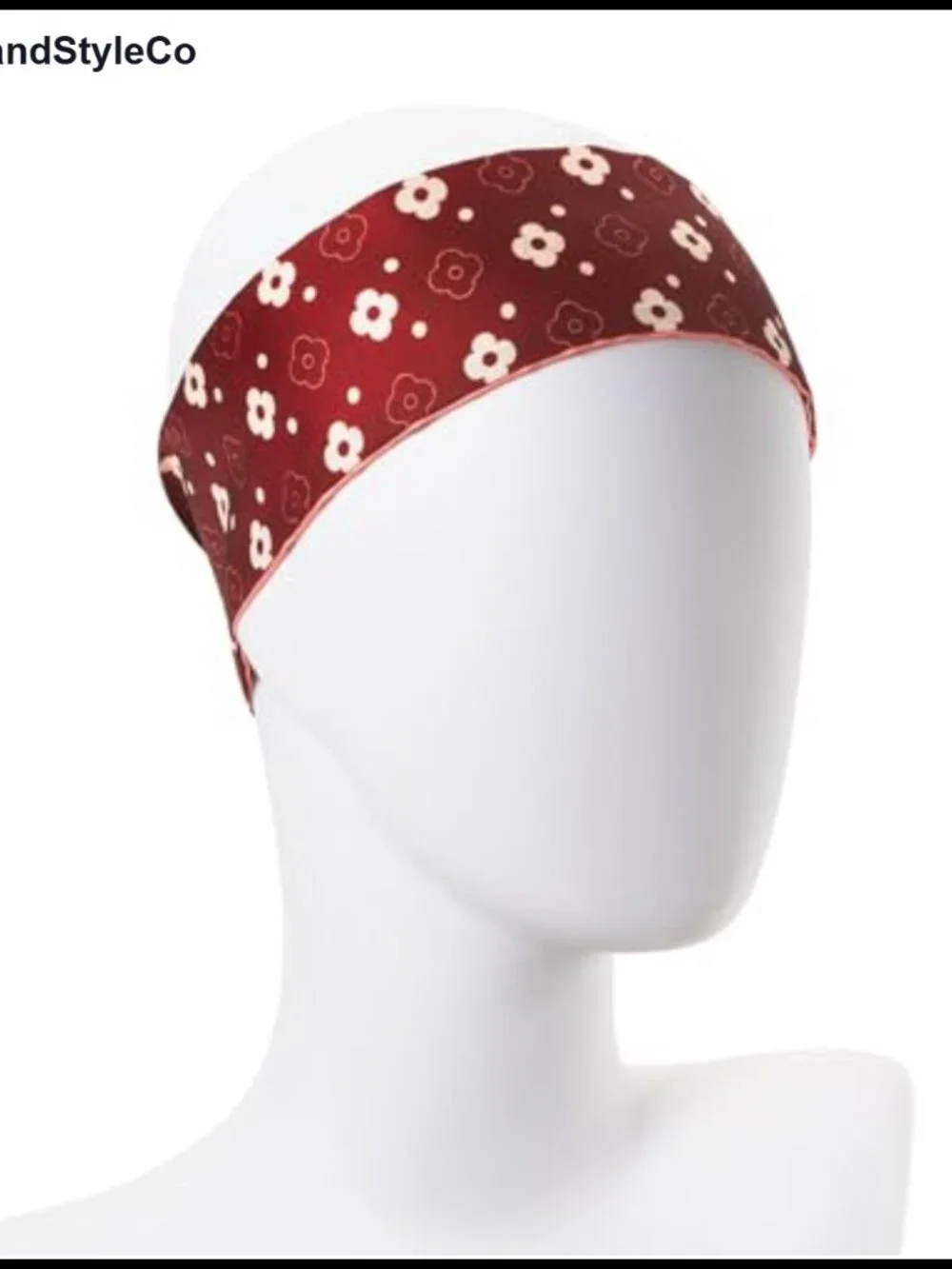 4 Pack Skinny Twill Scarves, Narrow Scarf for Handbags & Hair, Floral Polka Dot