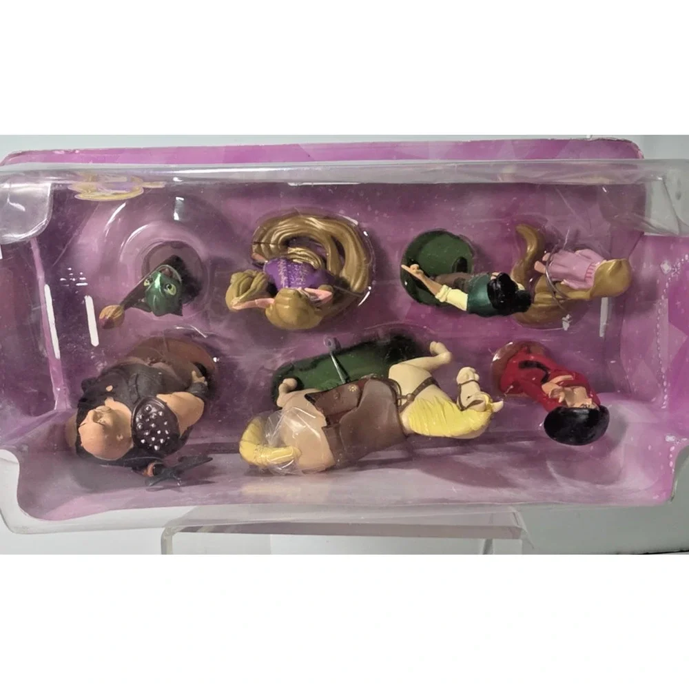 Disney Store Tangled Rapunzel PVC Figure Playset, Cake Toppers NIB
