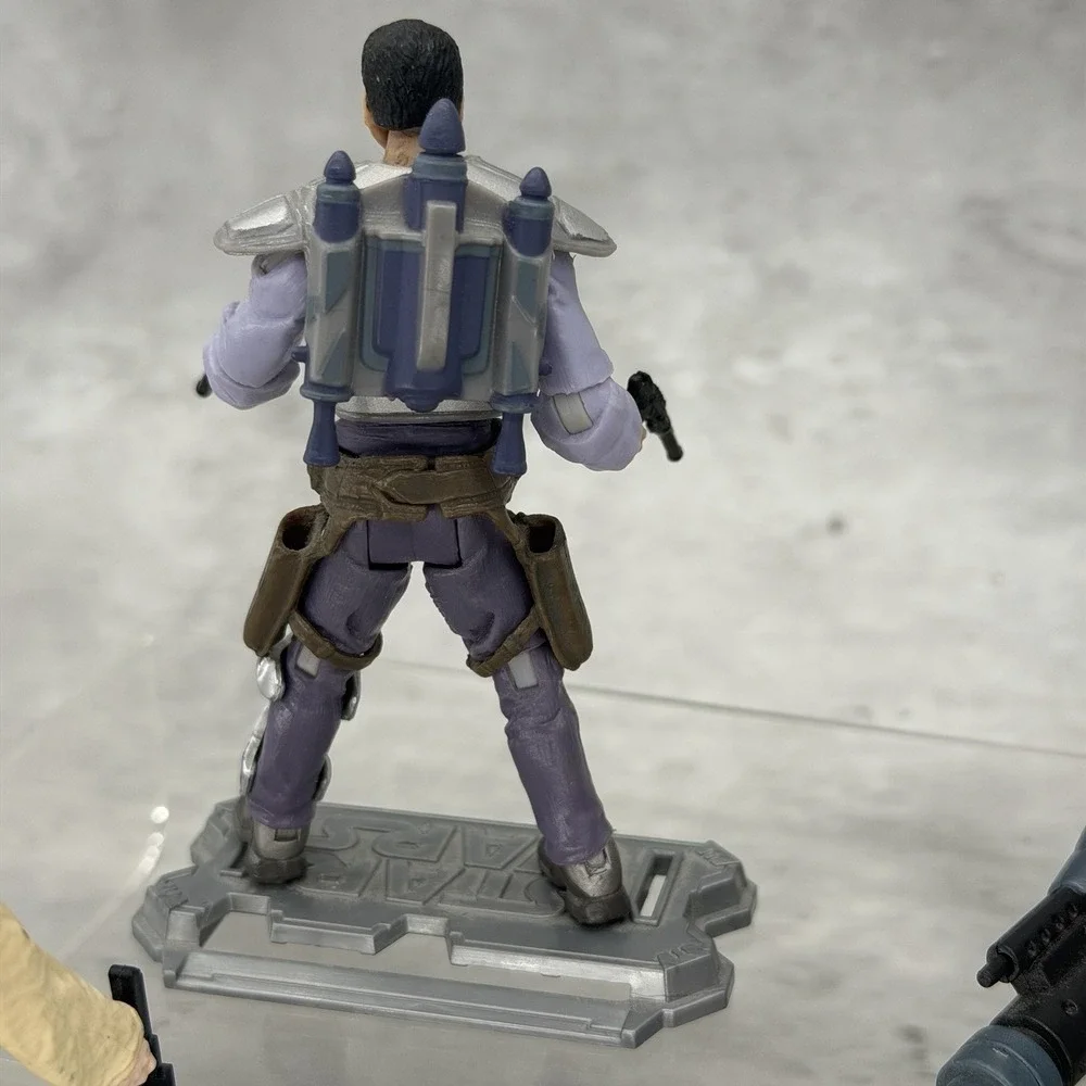 Star Wars Attack Of The Clones Action figure Lot Jango Fett Super Battle Droid