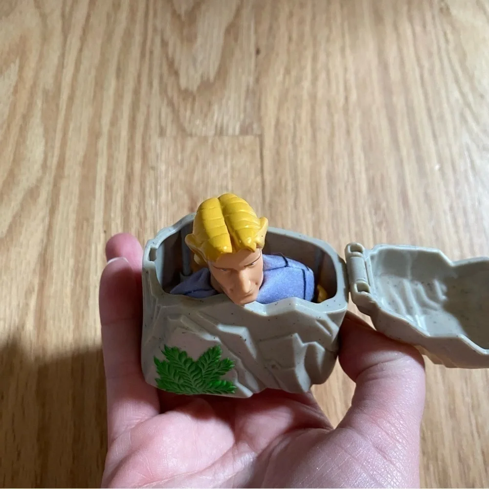 Vintage John Smith Finger Puppet Pocahontas Disney Rock Kids Toy