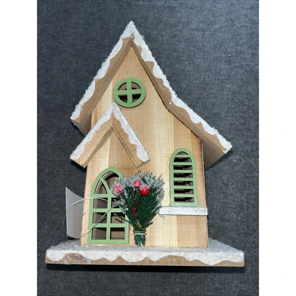 Holiday Lane Christmas decorations light up house 9.5 inches
