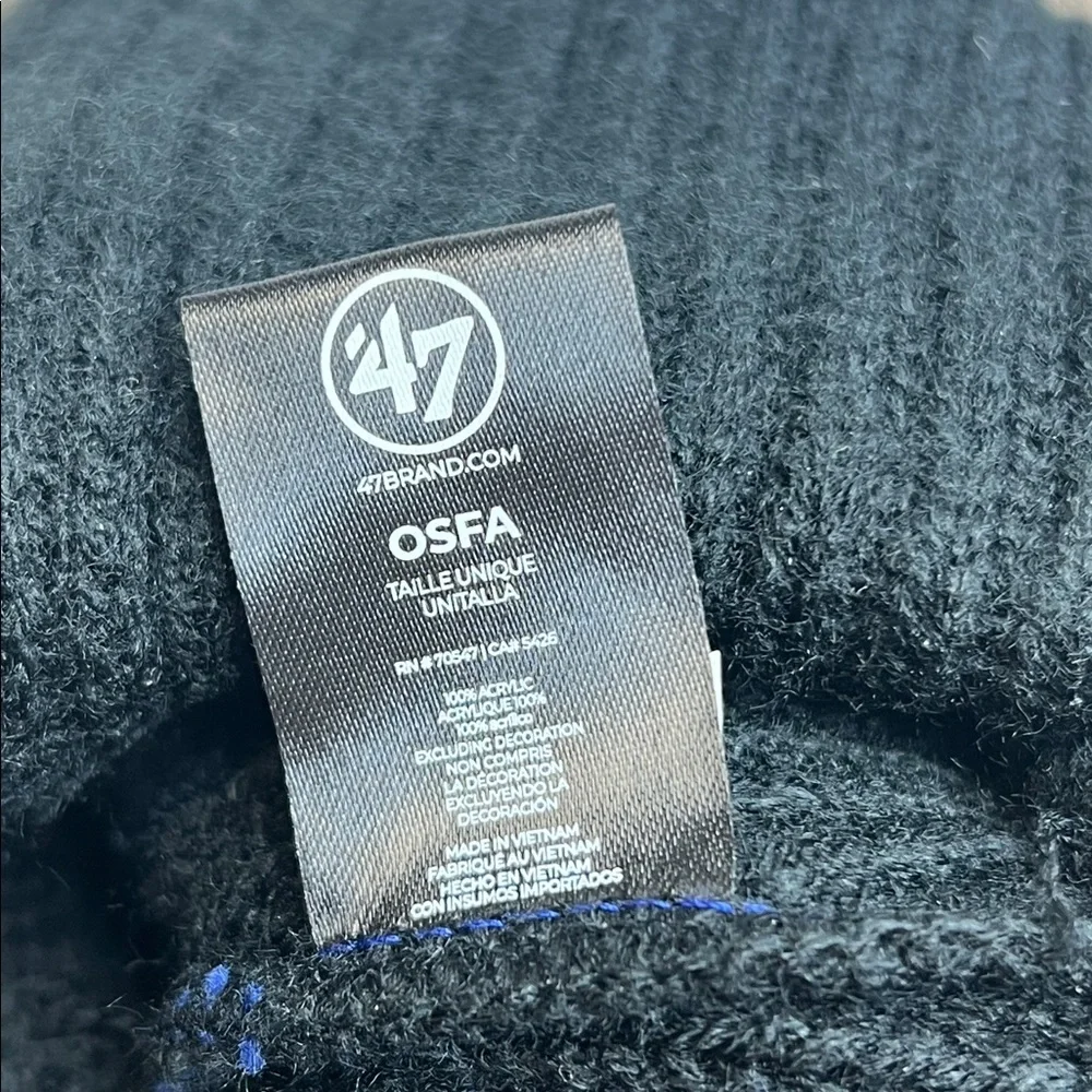 🏈 Indianapolis Colts ’47 Brand Knit Pom Beanie Hat (OSFA)