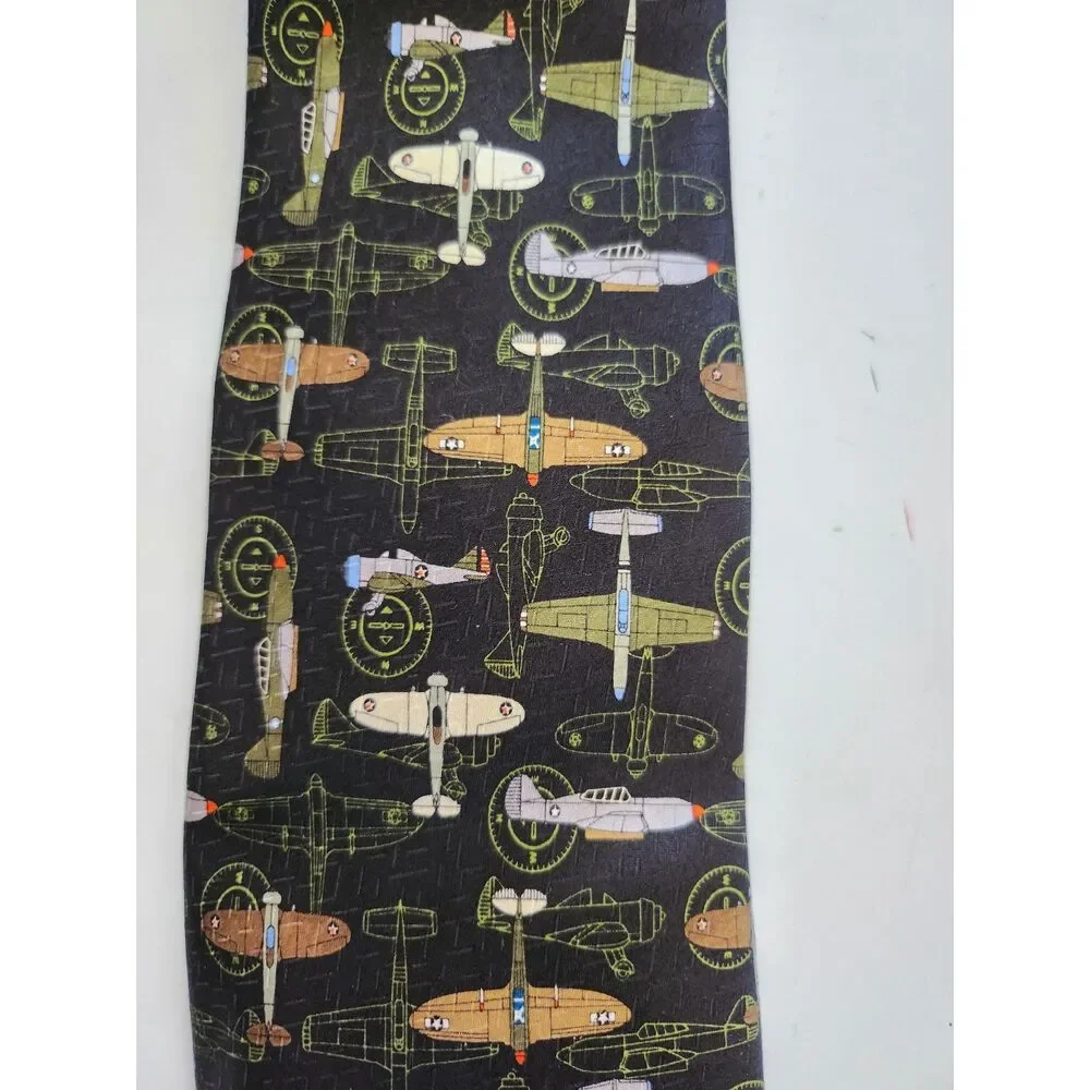 The Tie Studio Aviation Tie 100% Silk B1
