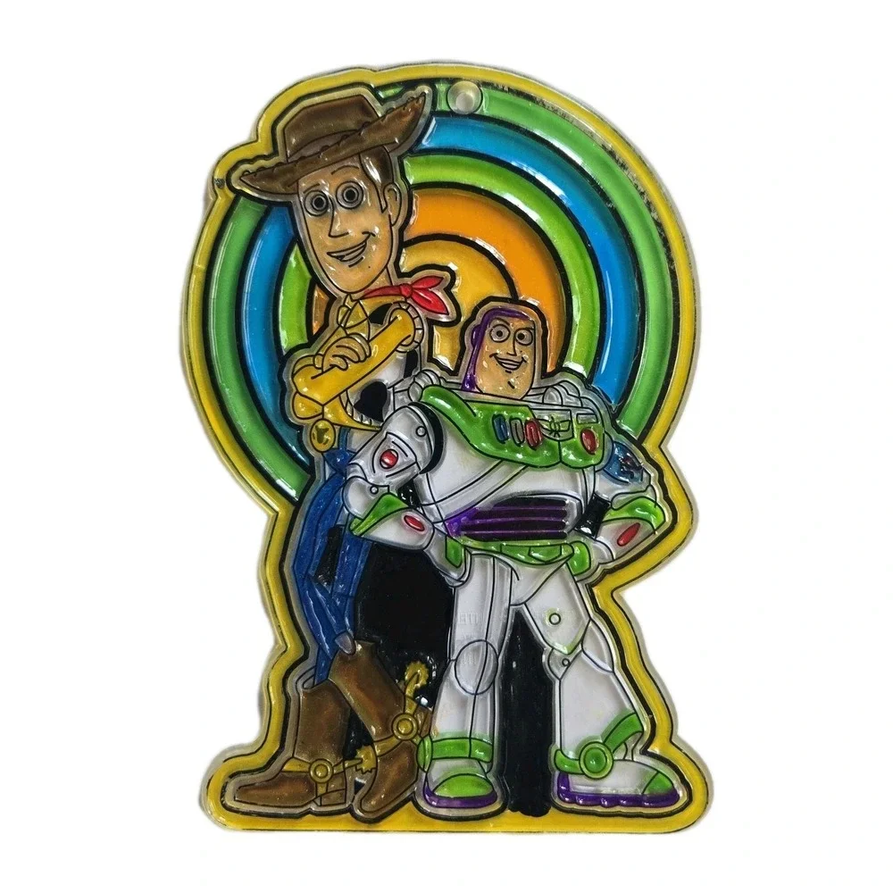 Disney Pixar Toy Story Woody Buzz Lightyear Suncatcher Greenbriar Window Hanging