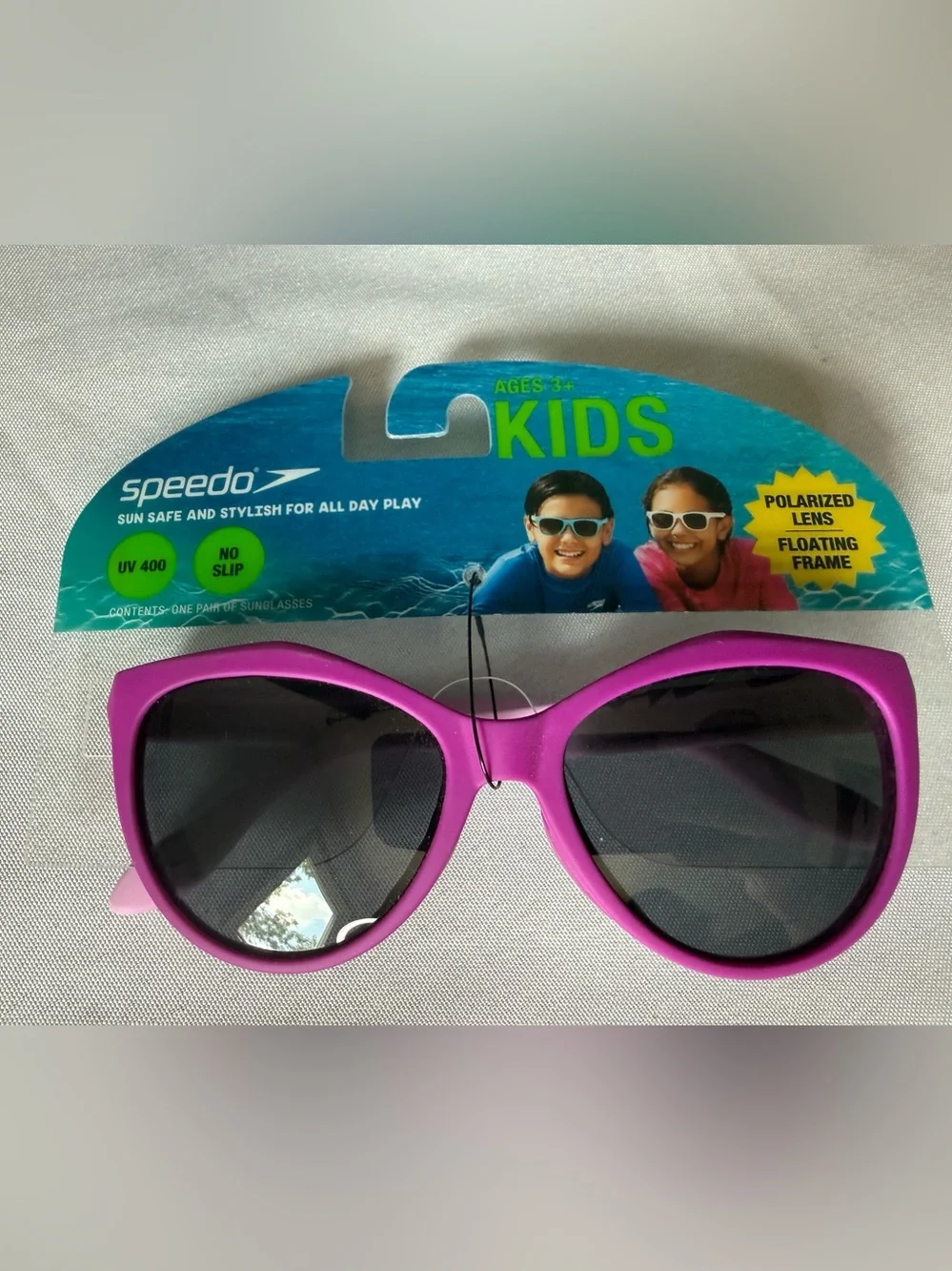 ☀️SUMMER SALE☀️Speedo Girls Sunglasses Pink w/ Maximum UV Protection NO Slip NWT
