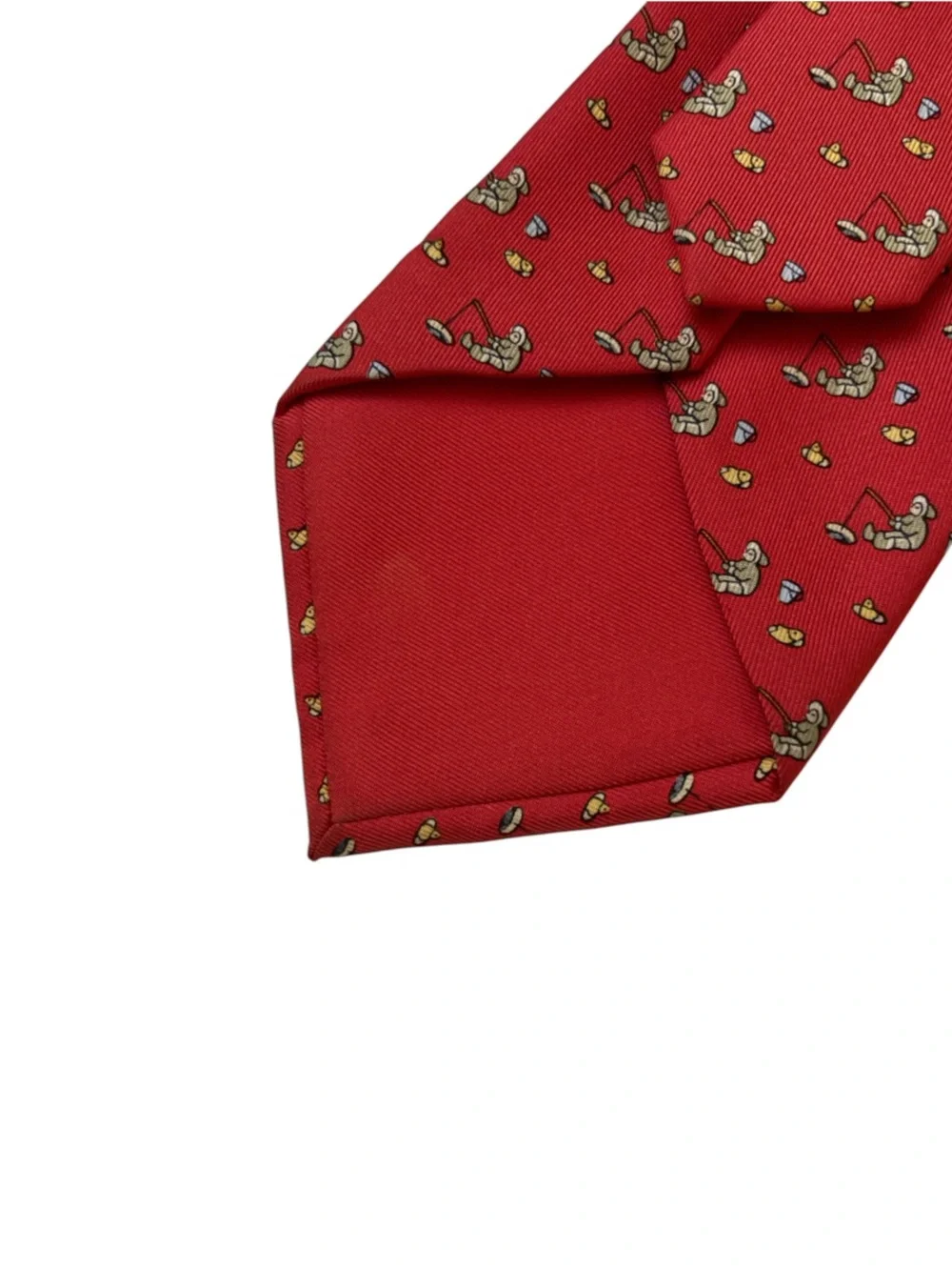 HERMÈS silk tie
