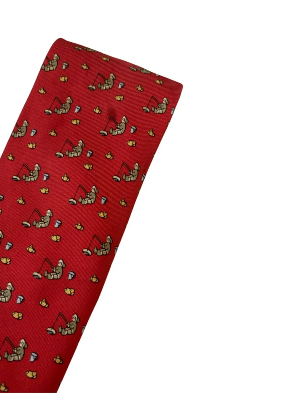 HERMÈS silk tie