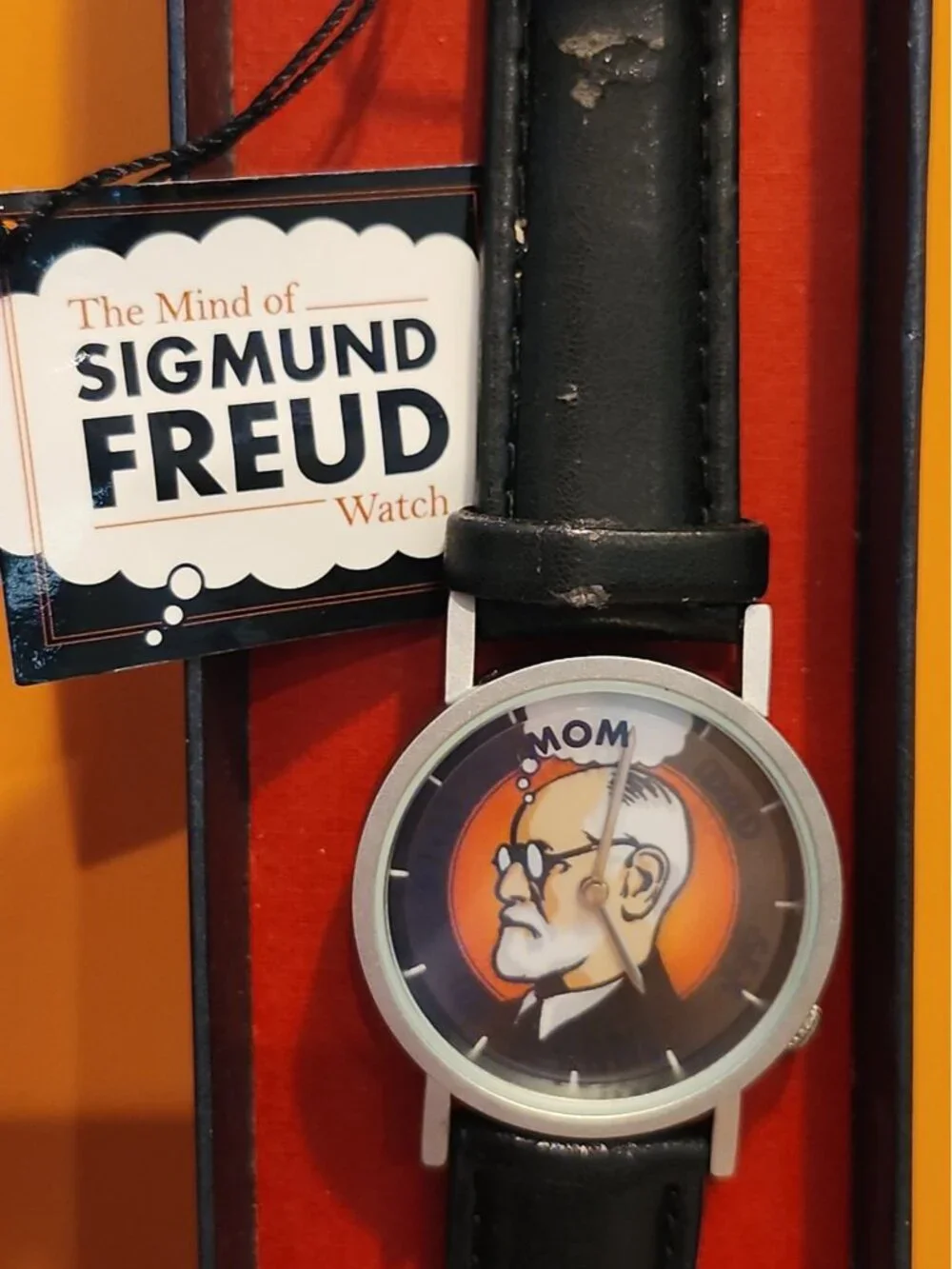 Unemployed Philosophers Guild~Watch~Sigmund Freud~In Box~Nice Working Condition!