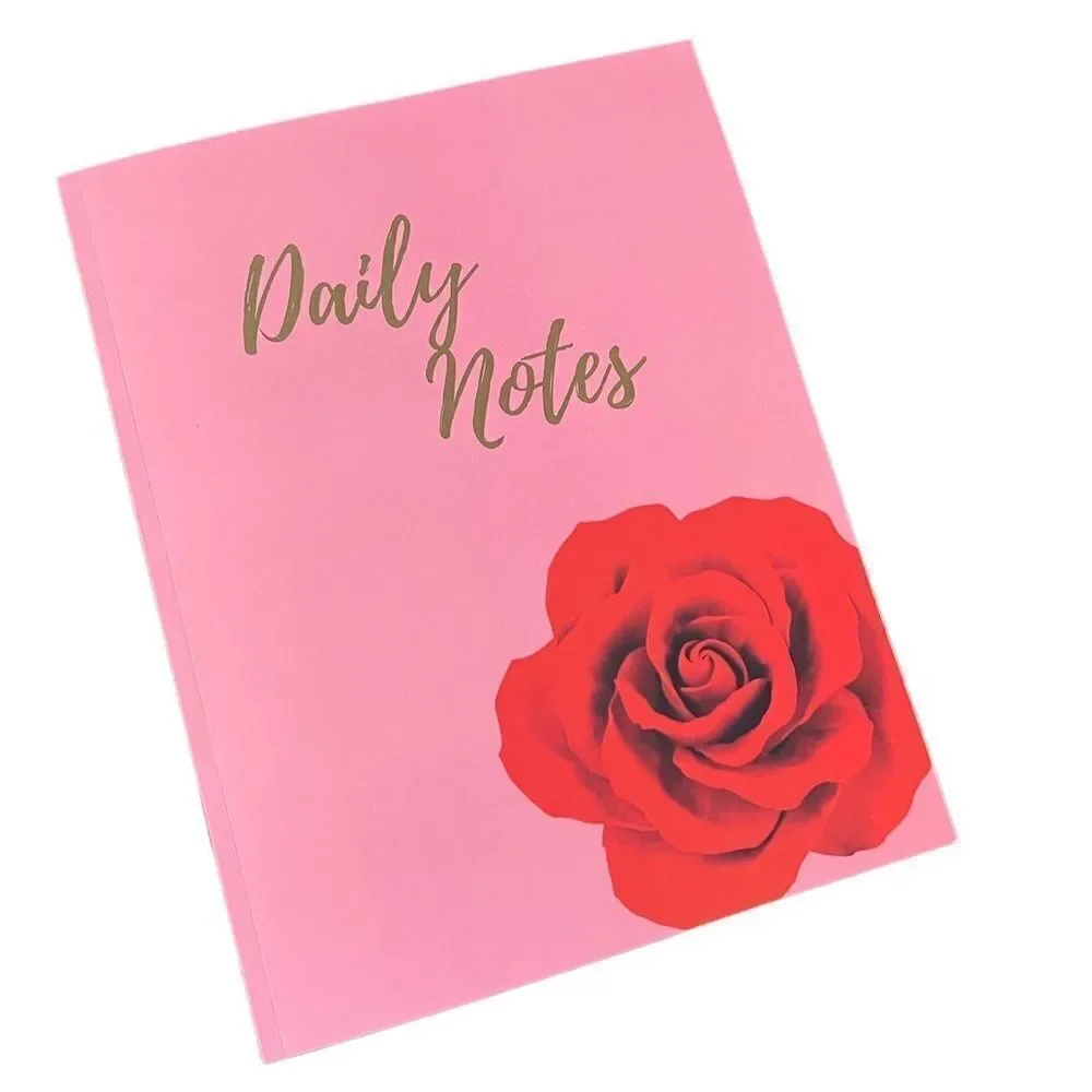 Floral journal notebook forever flowers