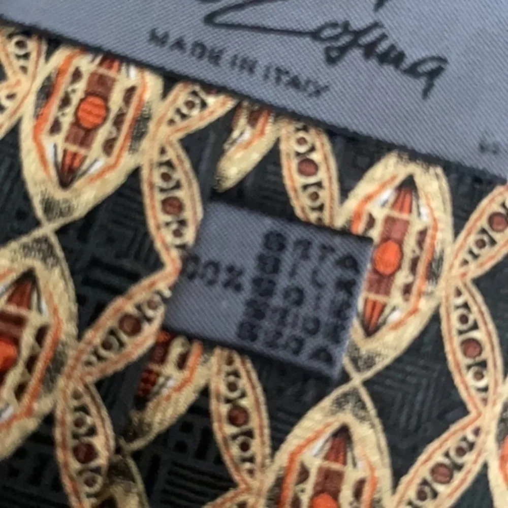 Tino Casino tie Black & Saffron men's tie