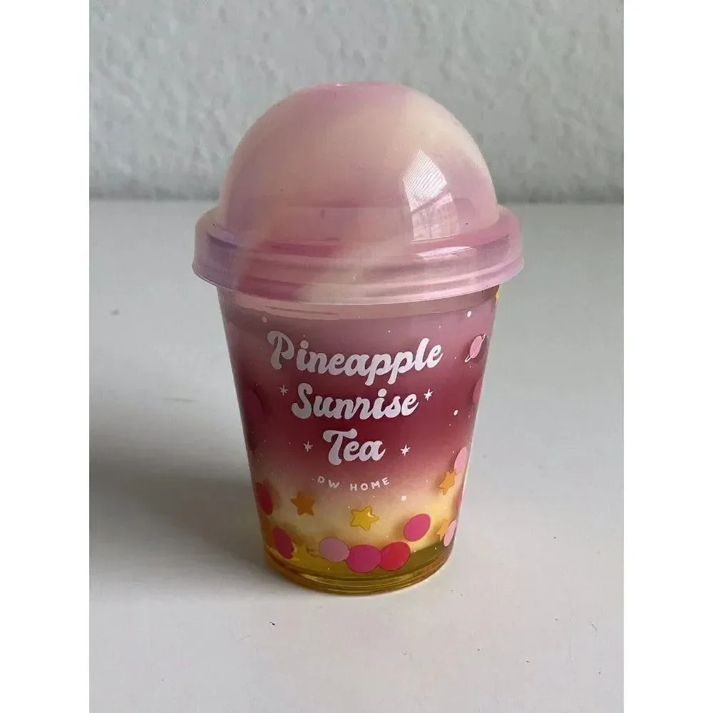 DW Home Pineapple‎ Sunrise Tea Candle Cup 4.3 OZ Richly Scented Mini Single Wick