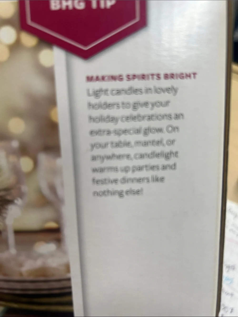 Better Homes And Gardens box shows