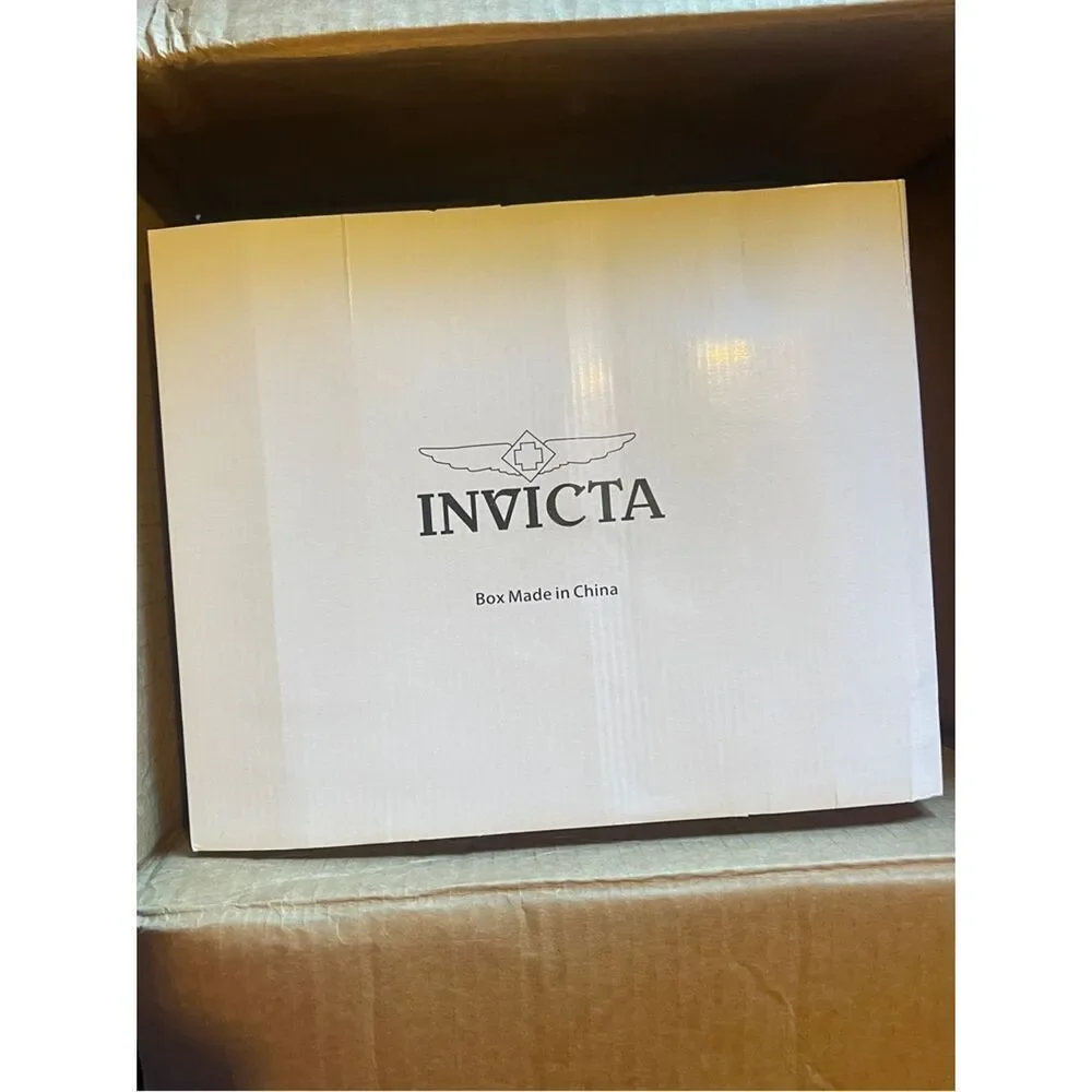 Invicta Blue and White DC Logo Hard Case (watch not included)