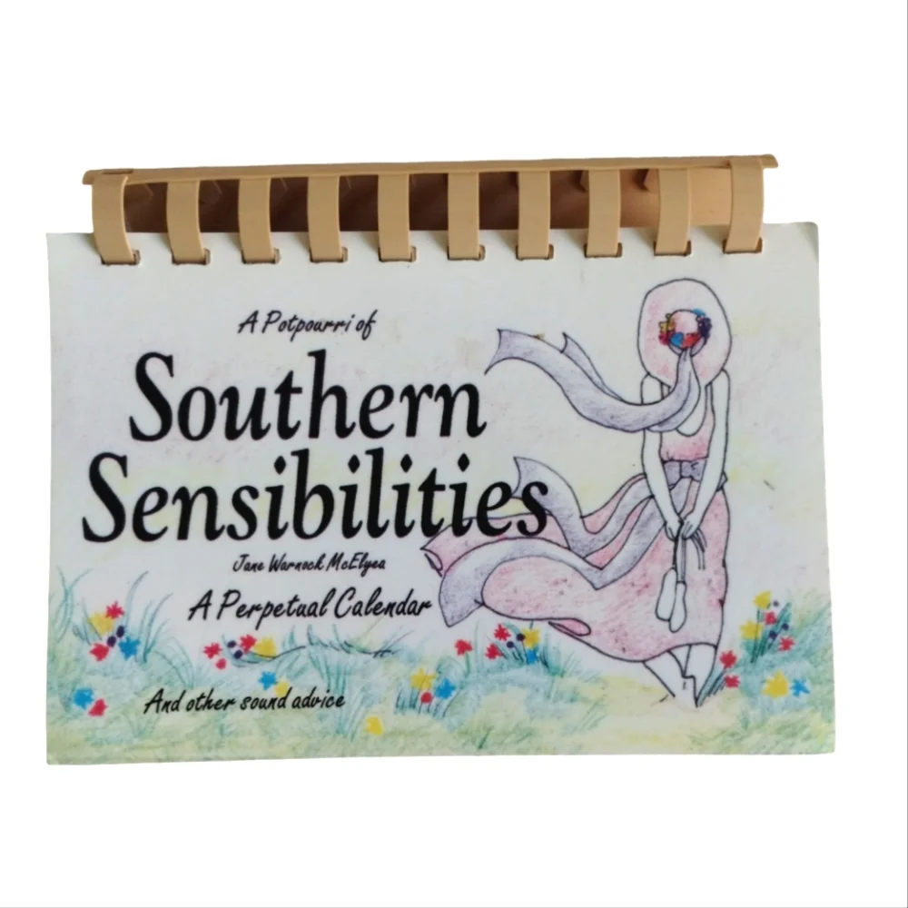 Vintage 90s A Potpourri of Southern Sensibilities Perpetual Desk ISBN 0961562277