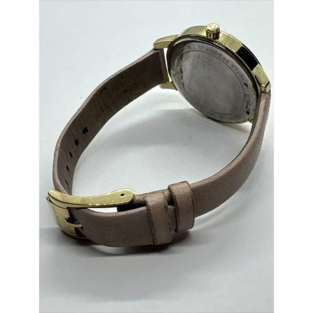Michael Kors Hartman MK2558 Women's Pink Leather Analog Dial Quartz Watch JNA683