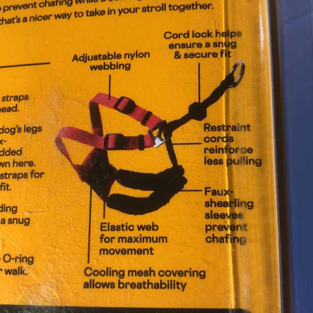 NWT Embrace the pace no pull dog harness M