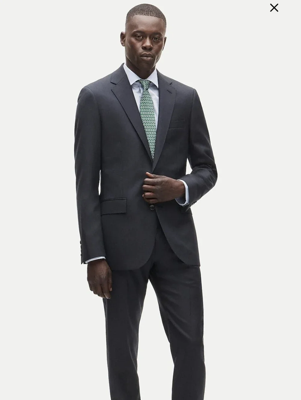 J Crew Ludlow Slim-fit suit jacket in Italian worsted wool Size 42L Dark Navy