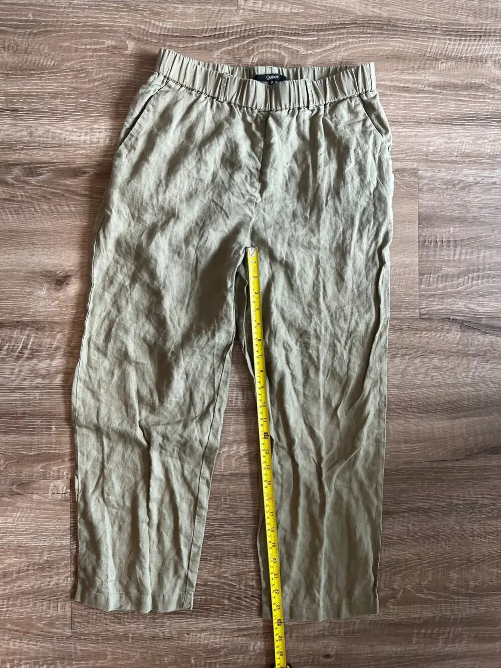 Quince khaki linen
