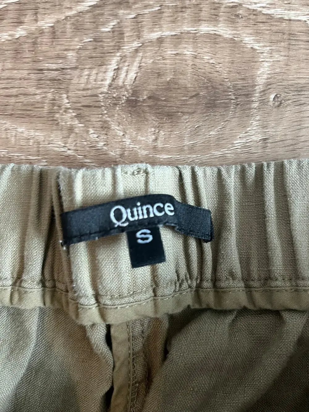 Quince khaki linen