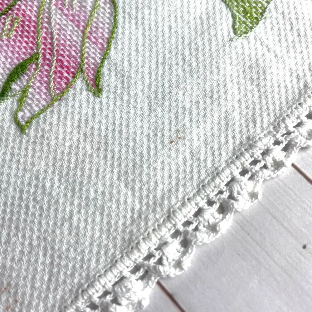 Handcrafted vintage embroidered