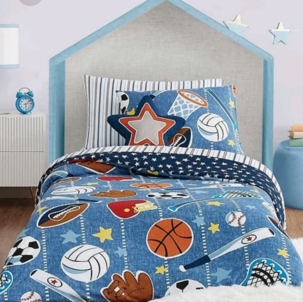 Mason & Mollie Sports 3-piece Bedding Set TWIN/TXL, NWT