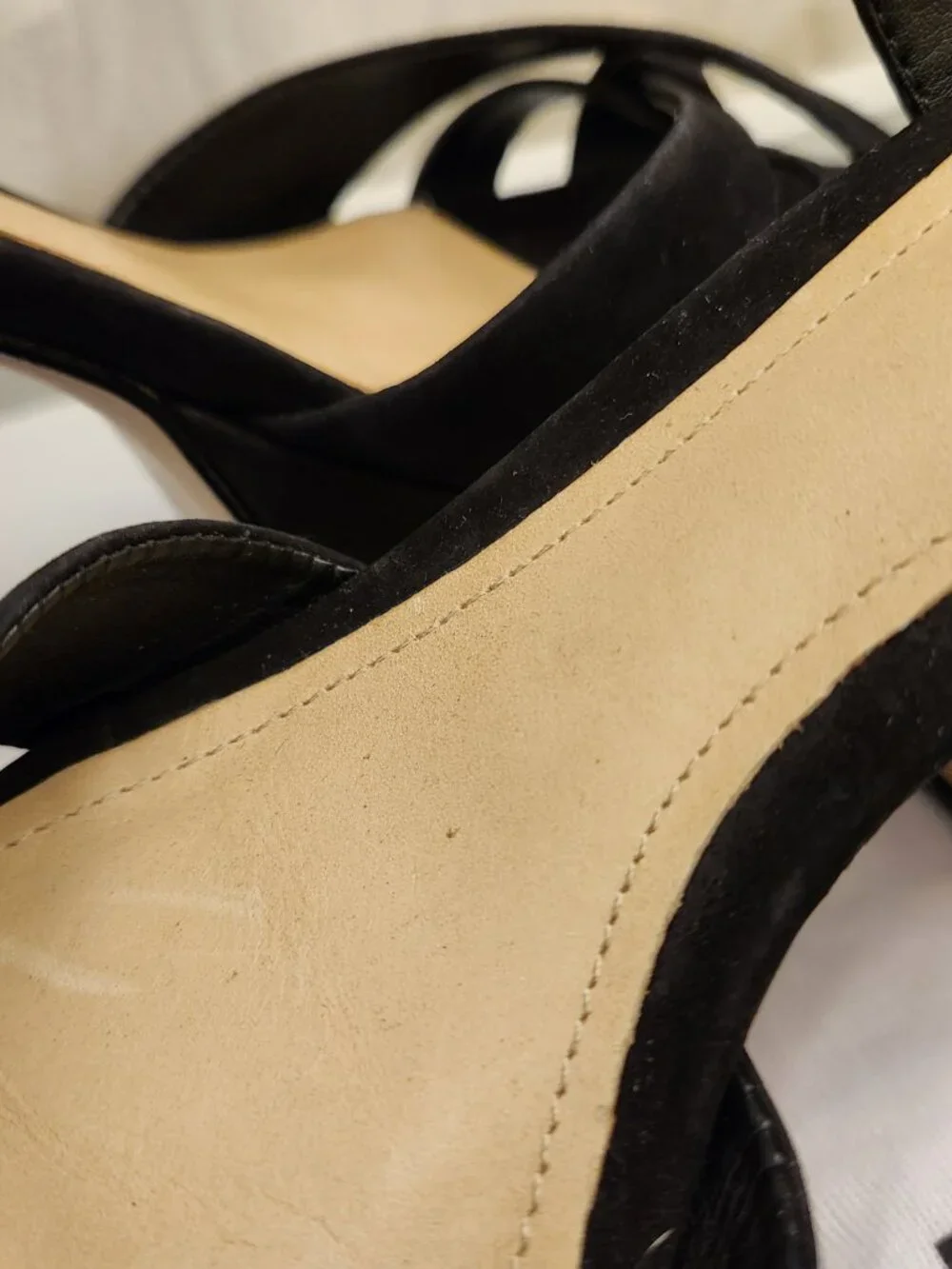 SCHUTZ black suede