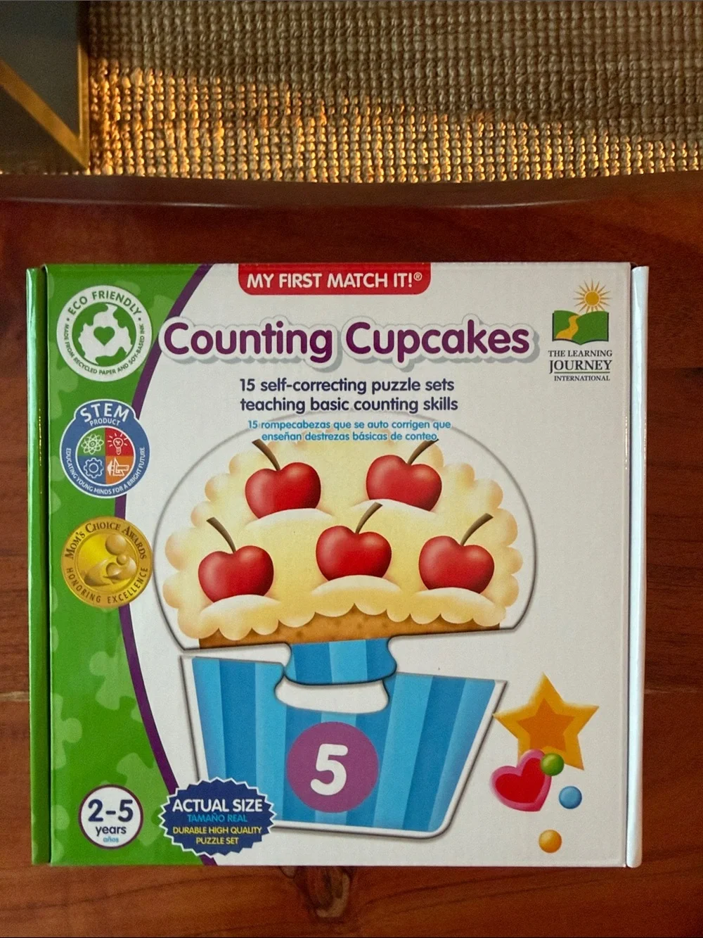 Counting Cupcakes Puzzle Set - Blue
